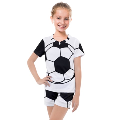 Soccer Lovers Gift Kids  Mesh Tee And Shorts Set by ChezDeesTees