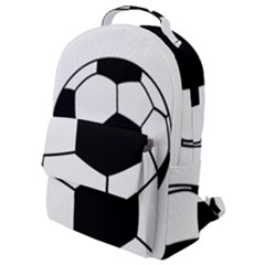Soccer Lovers Gift Flap Pocket Backpack (small) by ChezDeesTees