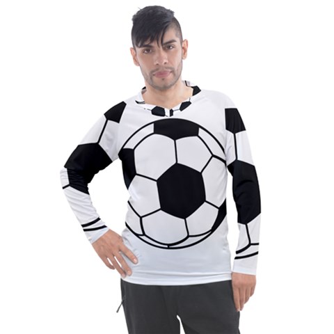 Soccer Lovers Gift Men s Pique Long Sleeve Tee by ChezDeesTees