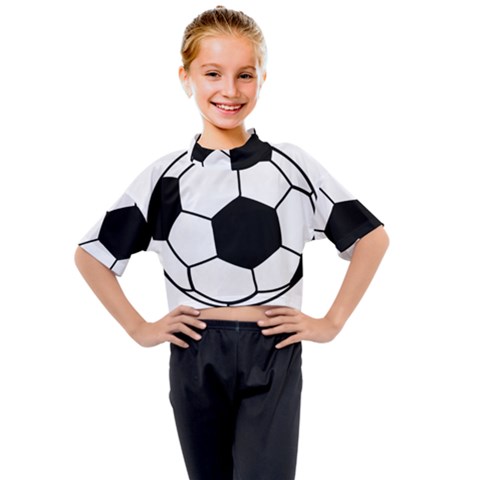 Soccer Lovers Gift Kids Mock Neck Tee by ChezDeesTees