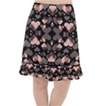 Shiny Hearts Fishtail Chiffon Skirt