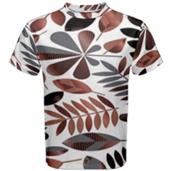 Shiny Leafs Men s Cotton Tee by Sparkle