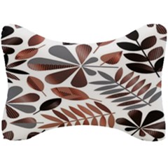 Shiny Leafs Seat Head Rest Cushion by Sparkle