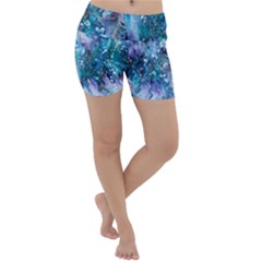 Sea Anemone  Lightweight Velour Yoga Shorts by CKArtCreations