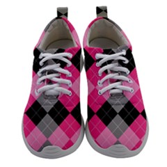 Seamless-argyle-pattern Athletic Shoes by Vaneshart