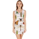 Insects seamless pattern Bodycon Dress View1