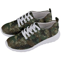 Camouflage-splatters-background Men s Lightweight Sports Shoes by Vaneshart