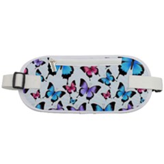 Decorative-festive-trendy-colorful-butterflies-seamless-pattern-vector-illustration Rounded Waist Pouch
