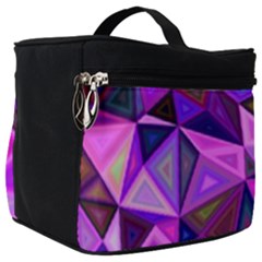 Triangular-shapes-background Make Up Travel Bag (big) by Vaneshart