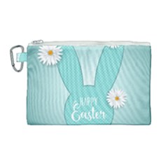 Easter Bunny Cutout Background 2402 Canvas Cosmetic Bag (large) by catchydesignhill