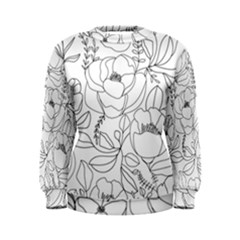 Contemporary Nature Seamless Pattern Women s Sweatshirt by BangZart