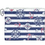 Seamless marine pattern Canvas Cosmetic Bag (XXXL)