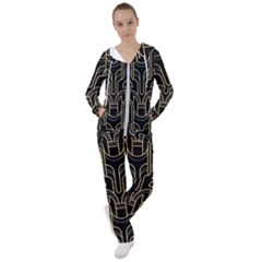 Art Deco Geometric Abstract Pattern Vector Women s Tracksuit by BangZart