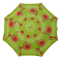 Seamless Background With Watermelon Slices Straight Umbrellas by BangZart