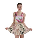 Watercolor floral seamless pattern Mini Skirt