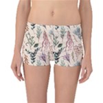 Watercolor floral seamless pattern Boyleg Bikini Bottoms