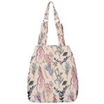 Watercolor floral seamless pattern Center Zip Backpack