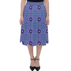Floral Seamless Pattern Classic Midi Skirt by BangZart