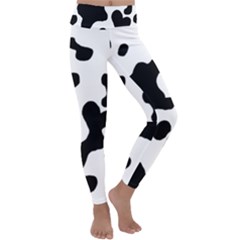 Cow Pattern Kids  Lightweight Velour Classic Yoga Leggings by BangZart