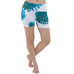 Corona Virus Lightweight Velour Yoga Shorts by catchydesignhill