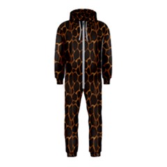Animal Skin - Panther Or Giraffe - Africa And Savanna Hooded Jumpsuit (kids) by DinzDas