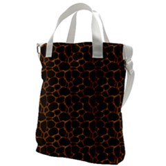 Animal Skin - Panther Or Giraffe - Africa And Savanna Canvas Messenger Bag by DinzDas