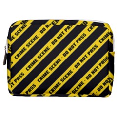 Warning Colors Yellow And Black - Police No Entrance 2 Make Up Pouch (medium) by DinzDas
