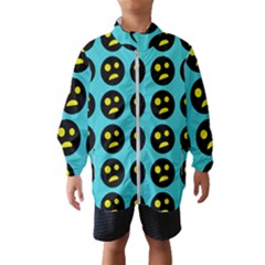 005 - Ugly Smiley With Horror Face - Scary Smiley Kids  Windbreaker by DinzDas
