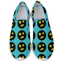 005 - Ugly Smiley With Horror Face - Scary Smiley Men s Slip On Sneakers by DinzDas