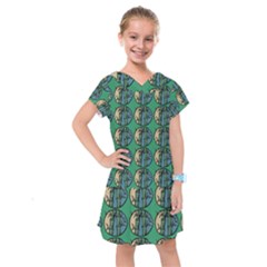 Bamboo Trees - The Asian Forest - Woods Of Asia Kids  Drop Waist Dress by DinzDas