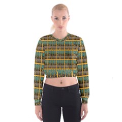 More Nature - Nature Is Important For Humans - Save Nature Cropped Sweatshirt by DinzDas