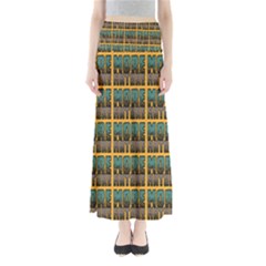 More Nature - Nature Is Important For Humans - Save Nature Full Length Maxi Skirt by DinzDas