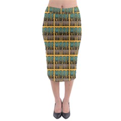 More Nature - Nature Is Important For Humans - Save Nature Midi Pencil Skirt by DinzDas