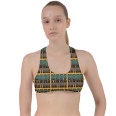More Nature - Nature Is Important For Humans - Save Nature Criss Cross Racerback Sports Bra by DinzDas