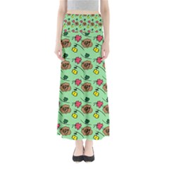 Lady Bug Fart - Nature And Insects Full Length Maxi Skirt by DinzDas
