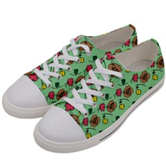 Lady Bug Fart - Nature And Insects Women s Low Top Canvas Sneakers by DinzDas