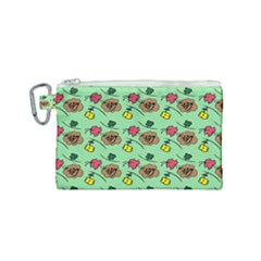 Lady Bug Fart - Nature And Insects Canvas Cosmetic Bag (small) by DinzDas