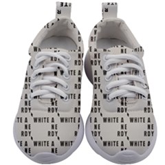 White And Nerdy - Computer Nerds And Geeks Kids Athletic Shoes by DinzDas