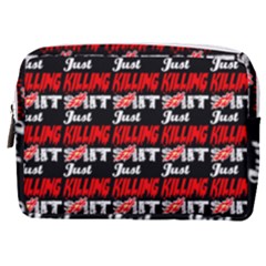 Just Killing It - Silly Toilet Stool Rocket Man Make Up Pouch (medium) by DinzDas