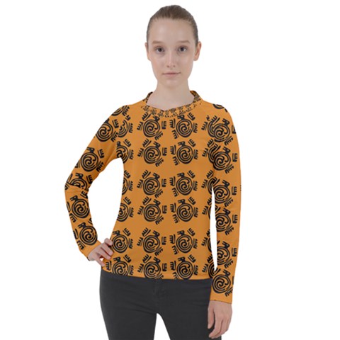 Inka Cultur Animal - Animals And Occult Religion Women s Pique Long Sleeve Tee by DinzDas