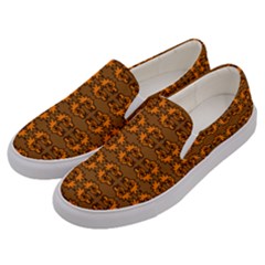 Inka Cultur Animal - Animals And Occult Religion Men s Canvas Slip Ons by DinzDas