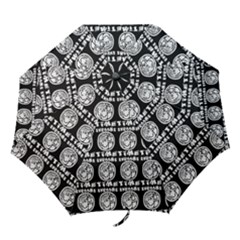 Inka Cultur Animal - Animals And Occult Religion Folding Umbrellas by DinzDas
