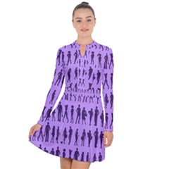 Normal People And Business People - Citizens Long Sleeve Panel Dress by DinzDas