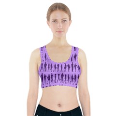 Normal People And Business People - Citizens Sports Bra With Pocket by DinzDas