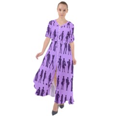 Normal People And Business People - Citizens Waist Tie Boho Maxi Dress by DinzDas