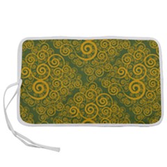 Abstract Flowers And Circle Pen Storage Case (s) by DinzDas