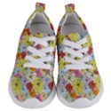 Abstract Flowers And Circle Kids  Lightweight Sports Shoes View1