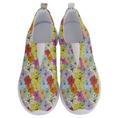 Abstract Flowers And Circle No Lace Lightweight Shoes by DinzDas