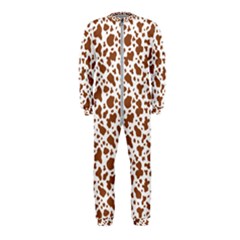 Animal Skin - Brown Cows Are Funny And Brown And White Onepiece Jumpsuit (kids) by DinzDas