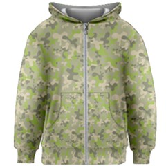 Camouflage Urban Style And Jungle Elite Fashion Kids  Zipper Hoodie Without Drawstring by DinzDas